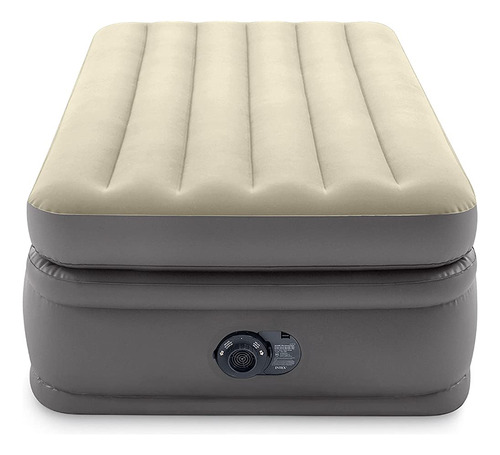 Intex - Cama De Aire Elevada Comfort Con Fiber-tech Ip, Twin