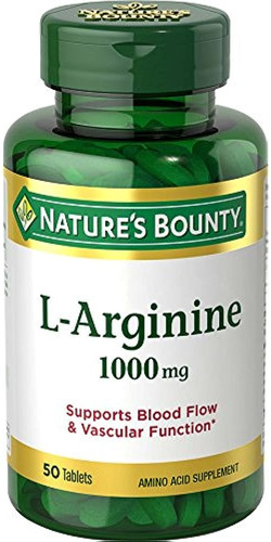 Naturaleza Generosidad Larginina 1000 Mg 50 Tabletas