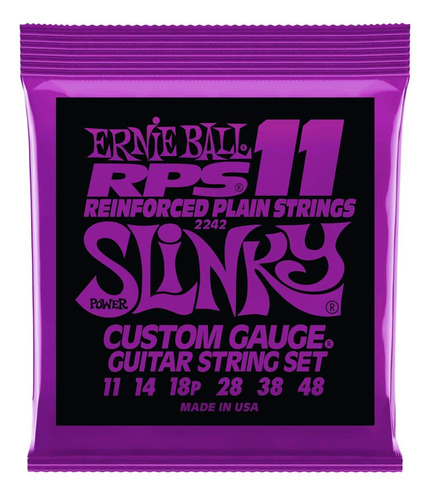 Ernie Ball Power S Rps Cuerda Para Guitarra Electrica 11-48