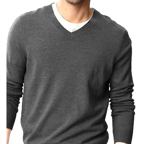 Sweater Hombre Pullover Hombre Escote O Y V Varios Colores