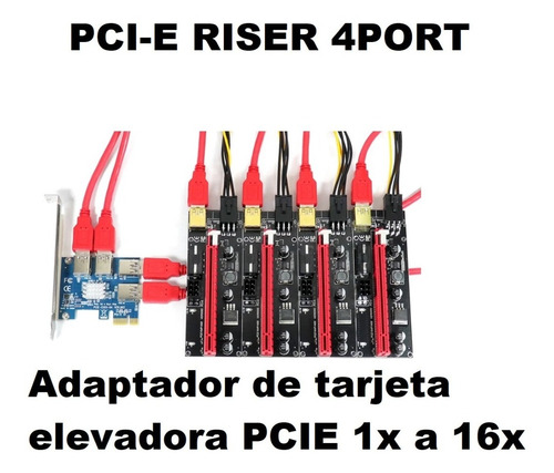 Cable Adaptador De Tarjeta Gráfica Usb3.0 1x A 16x Riser