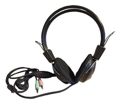 Diadema Stereo Hedphone Para Pc Con Doble Plug Entrada