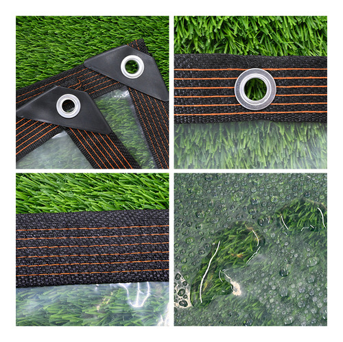 2×6m Lona Transparente Resistente Impermeable + 10m Cuerda