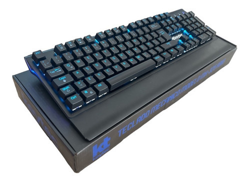 Teclado Mecánico Español Con Ñ Gamer Retroiluminado Rgb Usb Idioma Español Internacional Color Del Teclado Negro