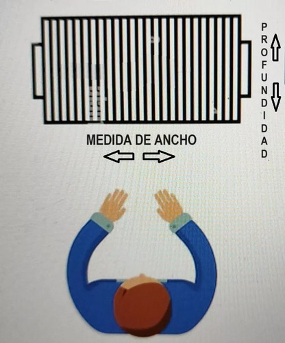 Parrilla Estilo Argentina Fabricada En Angulo 60x40cm