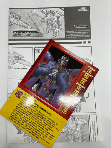 Alpha Trion - Transformers Timelines / Botcon 2007 - Raro!!! (Usado)