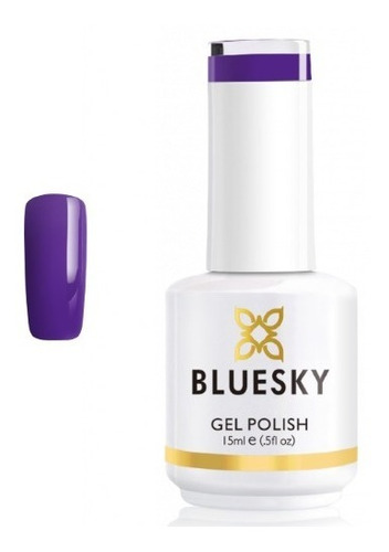 Esmalte Permanente Gel Bluesky -lt143 Morado