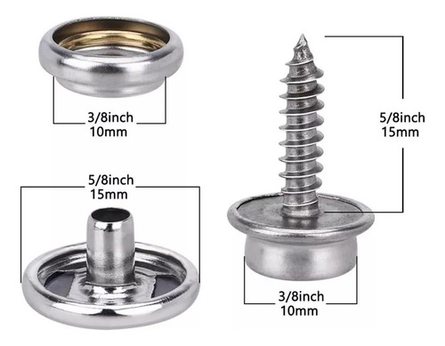To.. Contact Supplier 150pcs/set Stainless Steel Push Button