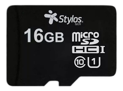 Memoria Micro Sd 16gb Stylos Cl10 Sin Adaptador Full
