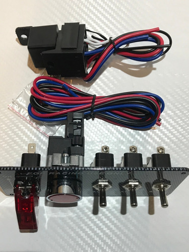 Imagen 3 de 6 de Interruptores Llaves Encendido Switch Led Nitro Tablero T42