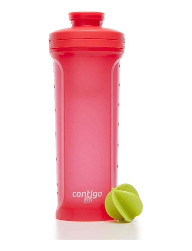 Contigo Shake&go Fit 2.0 Mixer Snap Termo Plástico 28oz Rojo