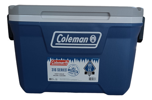 Cava Coleman Azul Tapa Gris 52qt (49.2l) 