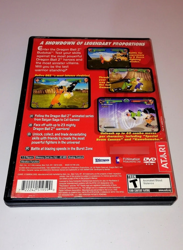 Dragon Ball Z Budokai - Playstation 2 Original (Usado)