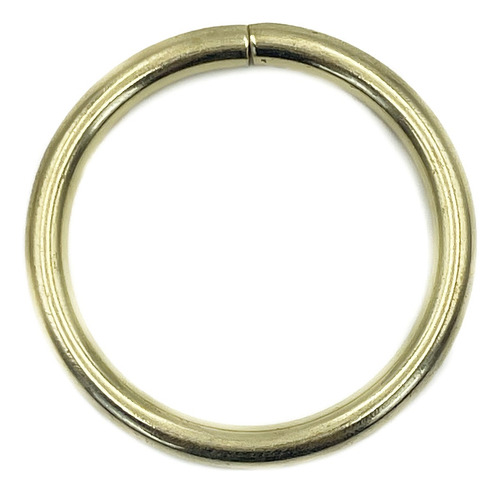 Aros De Metal Para Macramé De 6cm Diametro Dorado (10 Pz)