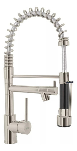Grifo Monomando Para Baja Presion Flexible, Laton Para Tarja