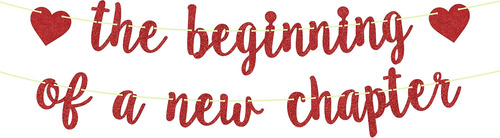 Banner De La Fiesta De Jubilación Red Glitter Ya Te Extraño,