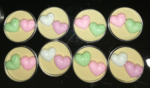 Souvenirs Latitas Personalizadas Corazones (precio X 5 Unid)
