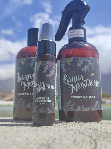 Shampoo De Crecimiento De Barba Y Cabello