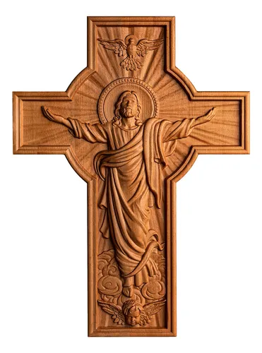 comprar Cruz De Madera Hecha A Mano Para Decoración De Pared
