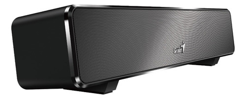 Parlante Genius SoundBar 100 USB, Portátil, Color Negro, 6W RMS