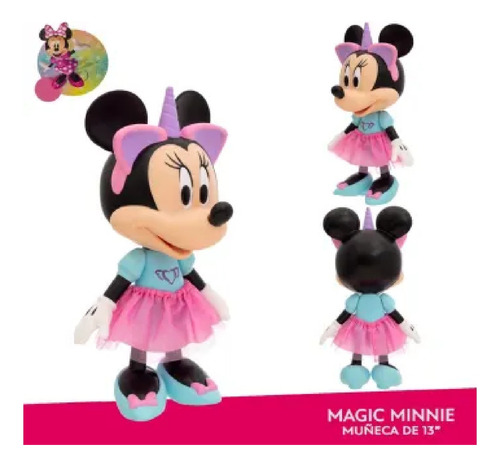 Muñeca Toddler Ruz Disney Junior Magic Minnie 13pul