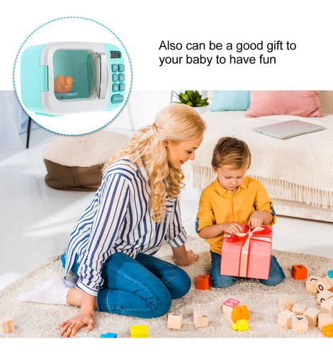 Juguete Simulado Para Niños Con Horno Microondas, Juguete De