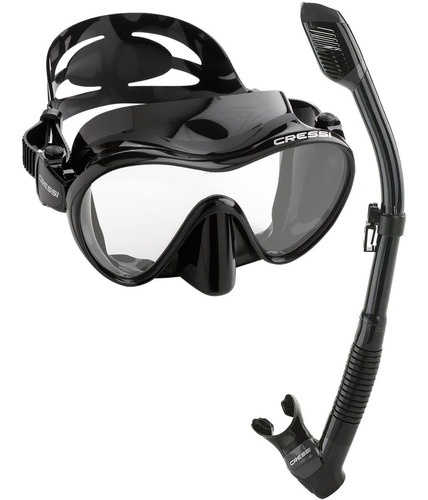 Cressi Kit Snorkel Buceo  Mascara Esnorquel Seco | F1