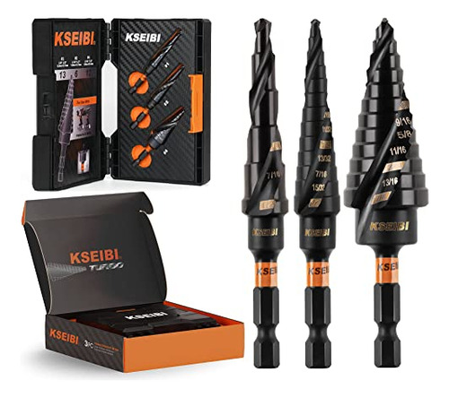 Kseibi 598240 Unibit   Juego De Brocas Escalonadas De Gra