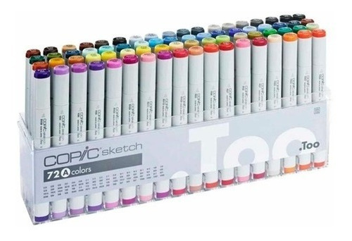 Marcadores Copic Sketch Set De 72 Colores A