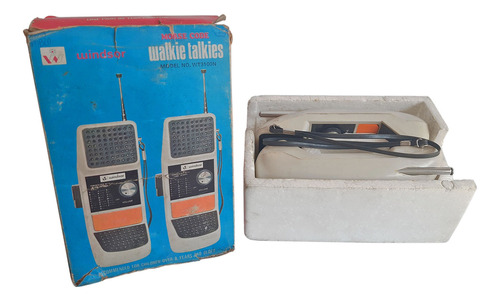 Windsor Wt-3100n Walkie Talkies C/ Codigo Morse Vintage 1977