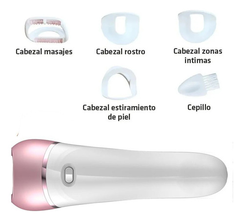 Imagen 6 de 10 de Depiladora Femenina Skin Cuerpo Piernas - Accesorios Cabezal - Zonas Sensibles - Piernas - Maquina Liviana - Garantia -