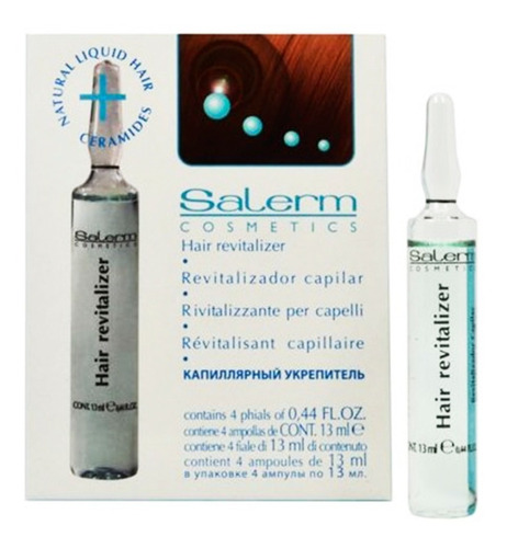 Salerm ® Hair Revitalizer Revitalizador Capilar 4 Ampolletas