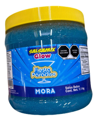 Salsamix Para Escarchar Bebidas Glow Mora 1.1kg