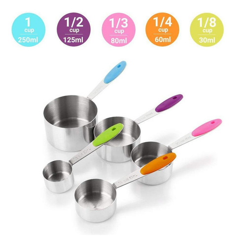 Cf U Chef Tazas Cucharas Medidoras Acero Inoxidable 10