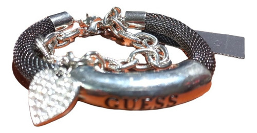  Pulsera Guess 118066 De Acero Para Adultos / 7cm De Diámetro