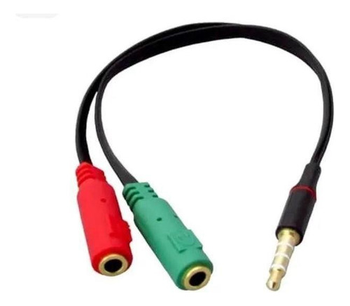 Cabo Adaptador P3 P2 Combo Para Fone E Microfone Headset