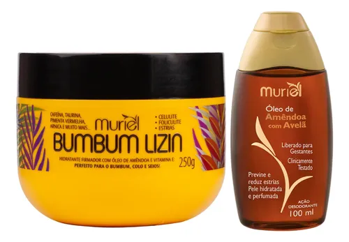 comprar Hidratante Bumbum Lizin & Óleo Amendoa Cu002F Avelã 100ml Muriel
