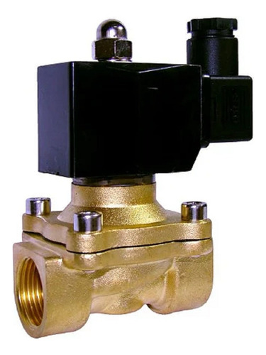 Válvula Solenoide 2 Vias 1/2' Água / Ar / Óleo 220v