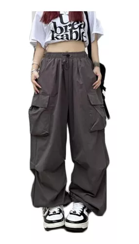 Pantalones De Mujer Cargo Pants Tipo Suelto Moda Para Dama