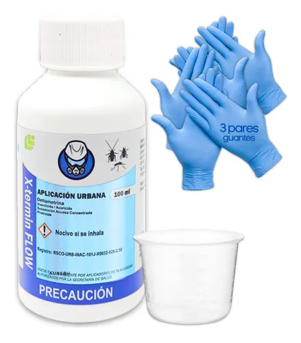 comprar Xtermin Flow 100ml Mata Chinches Cucarachas Pulgas Garrapata