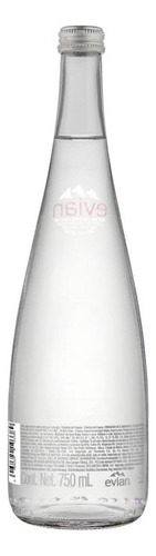 Água Mineral S/ Gás Francesa Evian Vidro 750ml