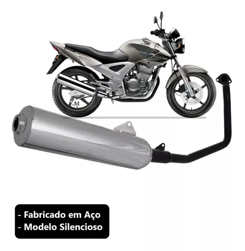 Curva De Escape Cbx 250 Twister 2008 Modelo Original Inox