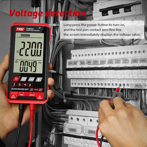 Tasi Ta804a Multímetro Digital Profissional Auto Tester Verd