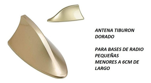 Antena Tiburón Dorado Dodge Attitude 2006 Al 2011