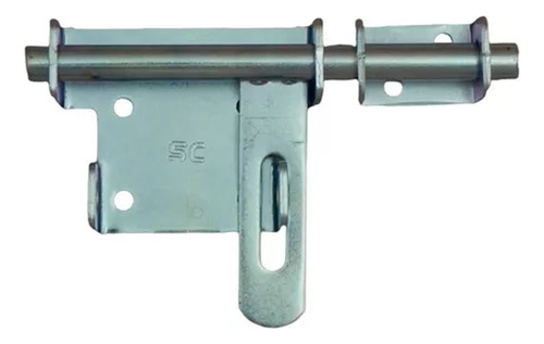 Pasador Porta-candado Cromantizado Acero 170x75mm Caja 6uni.