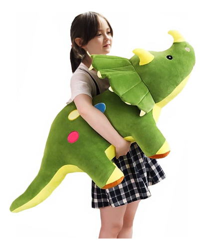 Peluche De Dinosaurio Big Triceratops Con Peso