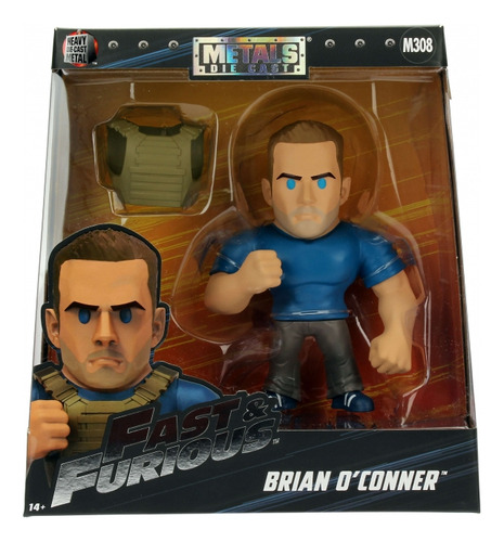 Figura Brian O'conner - Metals Die Cast - Rapido Y Furioso 