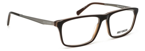 Lentes De Vista Transparente Harley Davidson Hd0994050 Color Marrón Talla M