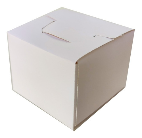 50 Cajas Blanca 6.5x6.5x5 Cm Mod. 1601c Dulces Candy Bar