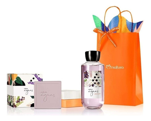 Presente Natura Águas Jabuticaba Colônia + Caixa Com 2 Sabonetes